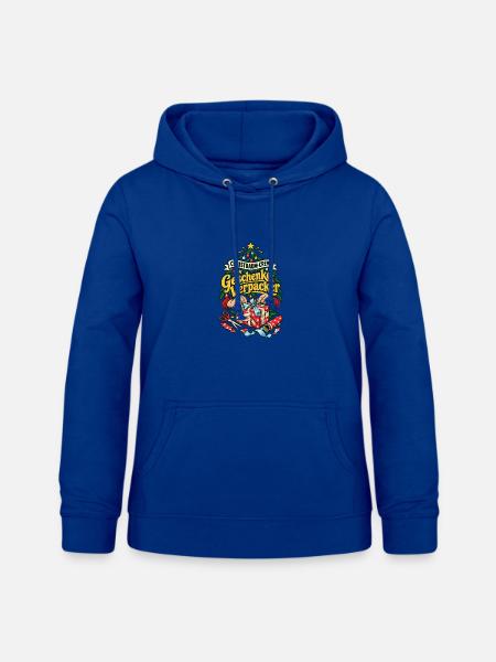 Christbaum-Crew Geschenke-Verpacker - Frauen Hoodie - Royalblau