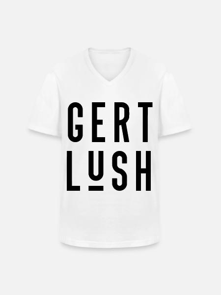 Bristol Dialect Gert Lush - Men's V-Neck T-Shirt - white