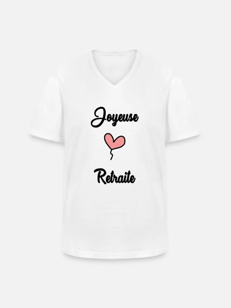 RETIREMENT. RETIREMENT. RETIRED - Men's V-Neck T-Shirt - white