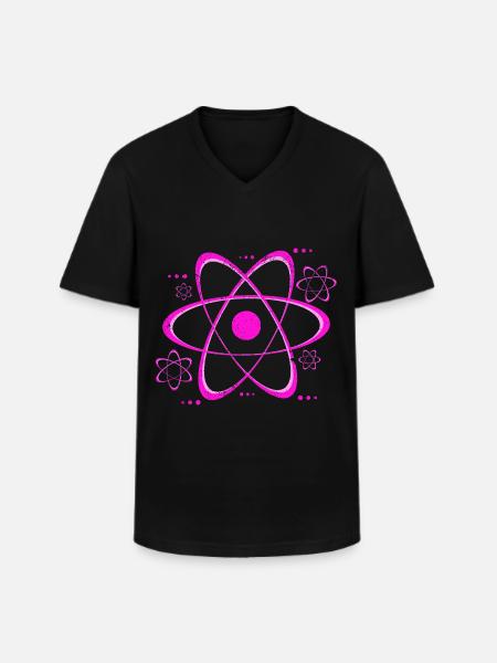 Physiker - Männer-T-Shirt mit V-Ausschnitt - Schwarz