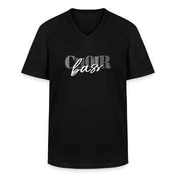 Choir - Bass singer - Männer-T-Shirt mit V-Ausschnitt - Schwarz - Vorne - AI Model Male 178 dark (178cm)