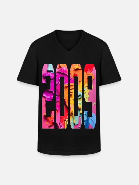BUNT 17TH BIRTHDAY 2009 - Men's V-Neck T-Shirt - black