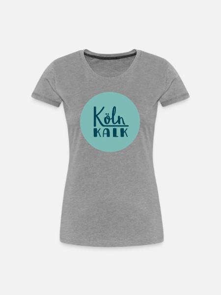 Köln Kalk Veedelshirts & more - Frauen Premium Bio T-Shirt - Grau meliert