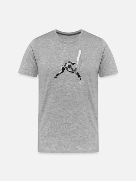 strummer-spread - T-shirt bio Premium Homme - gris chiné