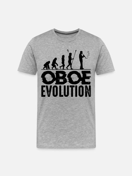 hautbois - T-shirt bio Premium Homme - gris chiné