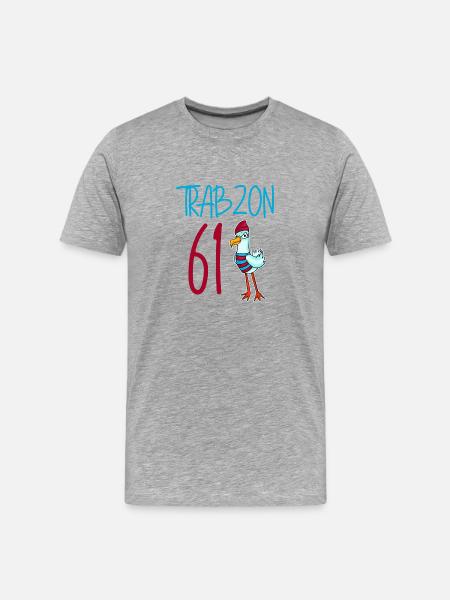 Trabzon 61 Turkey city - Men's Premium Organic T-Shirt - heather grey