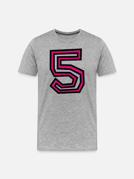5 - Men's Premium Organic T-Shirt - heather grey