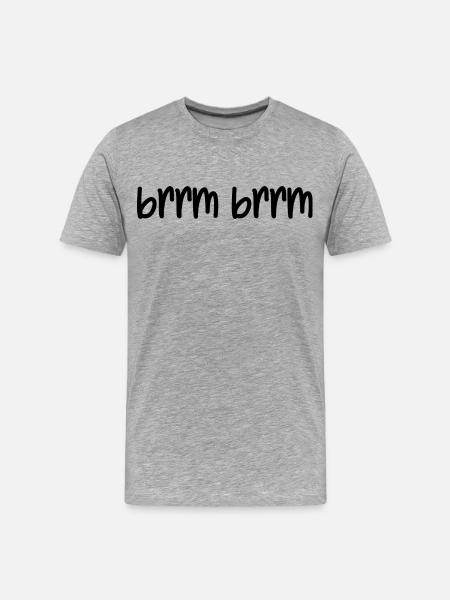 brrm brrm - Men's Premium Organic T-Shirt - heather grey