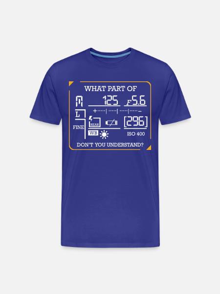 photographer - Men's Premium Organic T-Shirt - royal blue