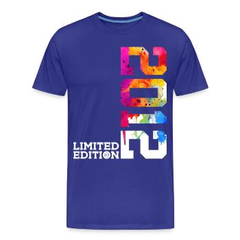 14. GEBURTSTAG LIMITED EDITION 2012 - Männer Premium Bio T-Shirt - Königsblau - Vorne - Damien (186cm)