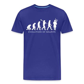 Dudelsack - Männer Premium Bio T-Shirt - Königsblau - Vorne - Damien (186cm)