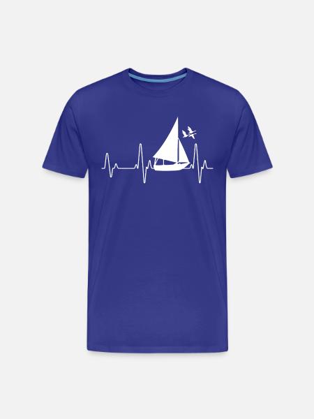Segeln - Männer Premium Bio T-Shirt - Königsblau