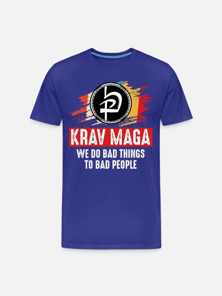 Krav Maga - Men's Premium Organic T-Shirt - royal blue