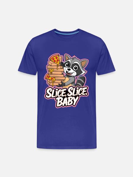 Tranche, Tranche, Bébé - T-shirt bio Premium Homme - bleu roi
