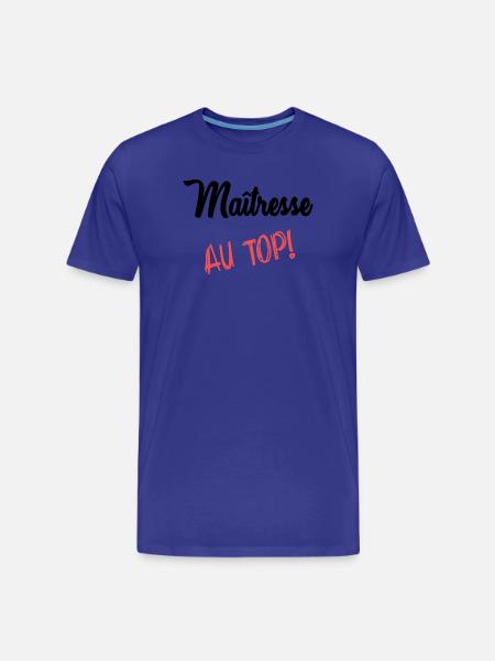 MISTRESS - Men's Premium Organic T-Shirt - royal blue