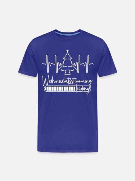Weihnachtsstimmung loading - Männer Premium Bio T-Shirt - Königsblau