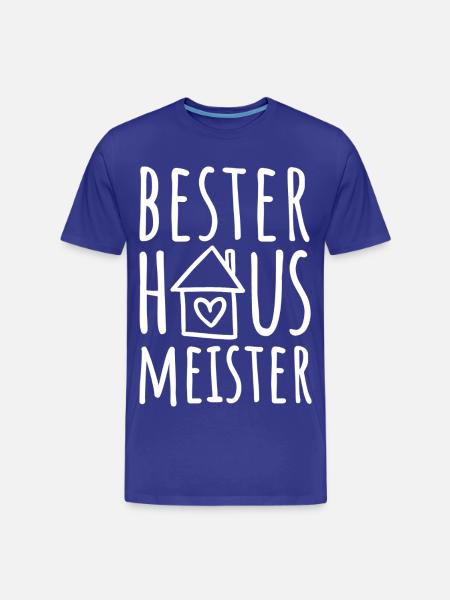 Bester Hausmeister - Männer Premium Bio T-Shirt - Königsblau