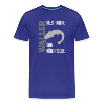 Wels fischen Kampf mit dem starken Wels - Männer Premium Bio T-Shirt - Königsblau - Vorne - Damien (186cm)