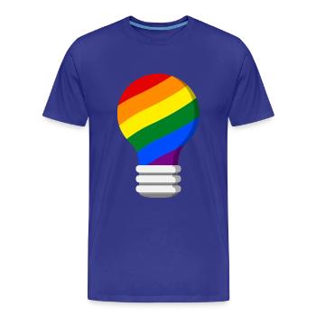 Gay Pride - Männer Premium Bio T-Shirt - Königsblau - Vorne - Damien (186cm)