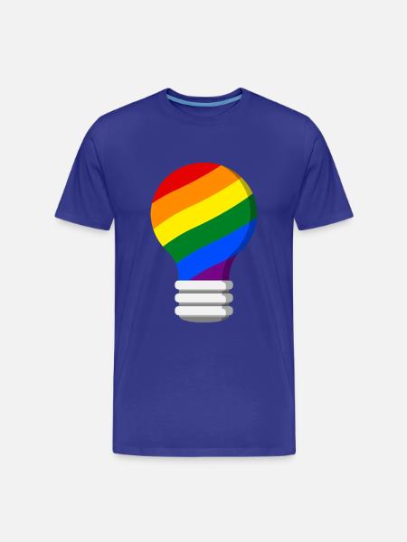 Gay Pride - Men's Premium Organic T-Shirt - royal blue