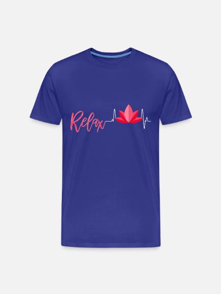 massage - Men's Premium Organic T-Shirt - royal blue