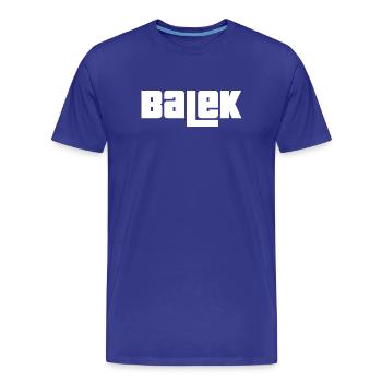 Balek - T-shirt bio Premium Homme - bleu roi - Devant - Damien (186cm)