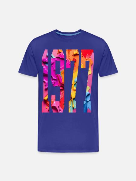 BUNT 49TH BIRTHDAY 1977 - Men's Premium Organic T-Shirt - royal blue