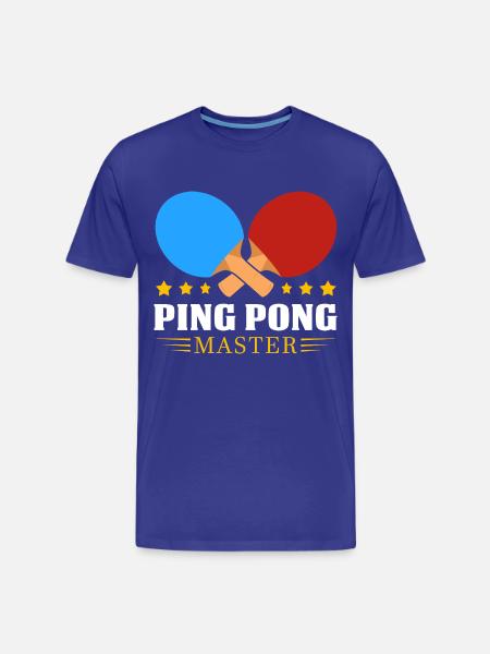 Ping-pong - T-shirt bio Premium Homme - bleu roi