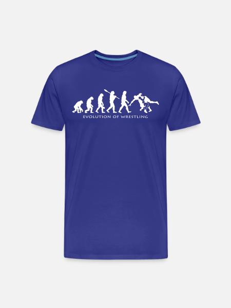 Wrestling - Men's Premium Organic T-Shirt - royal blue