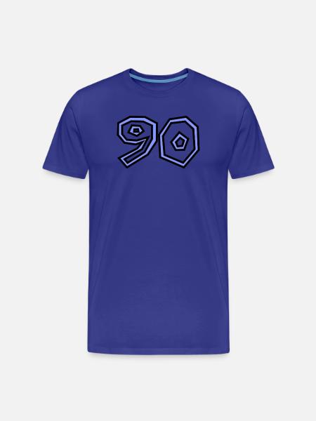 90 - Men's Premium Organic T-Shirt - royal blue