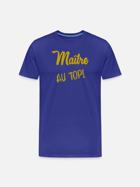 MASTER. MASTER - Men's Premium Organic T-Shirt - royal blue