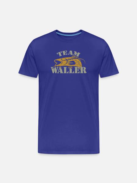 Team Waller - Wels fischen - Männer Premium Bio T-Shirt - Königsblau