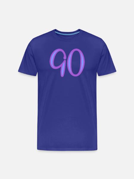 90 - Men's Premium Organic T-Shirt - royal blue