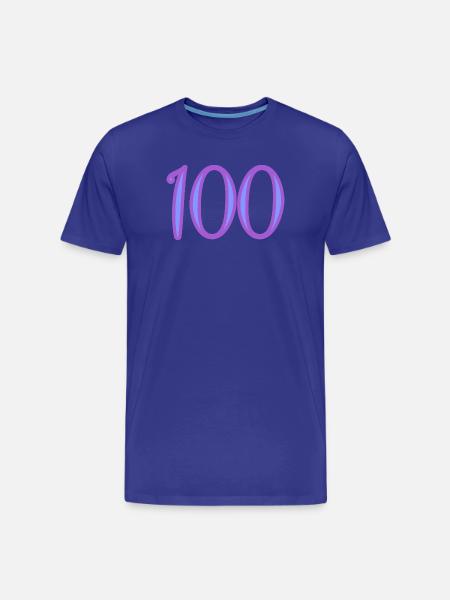 100 - T-shirt bio Premium Homme - bleu roi