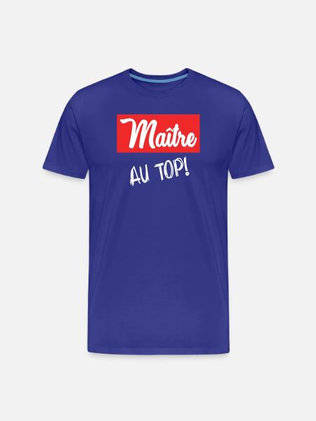 MASTER - Men's Premium Organic T-Shirt - royal blue