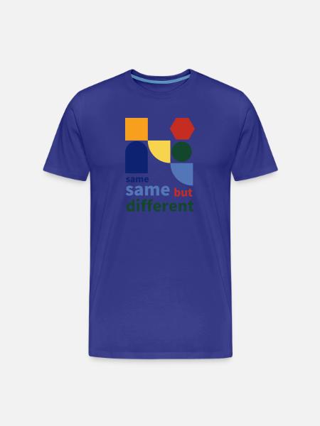 same same but different - Männer Premium Bio T-Shirt - Königsblau