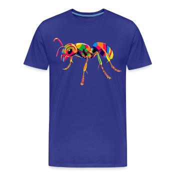 Ant Forest Ant Fire Ant Insect Cute Ants - Men's Premium Organic T-Shirt - royal blue - Front - Damien (186cm)