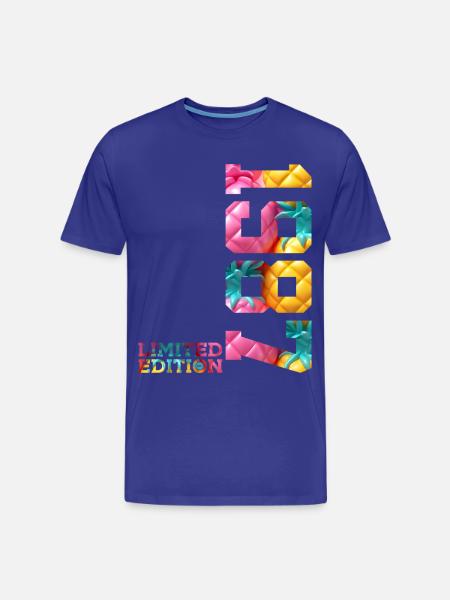 39TH BIRTHDAY LIMITED EDITION 1987 - Men's Premium Organic T-Shirt - royal blue