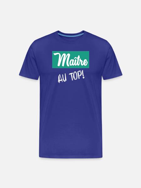 MASTER. MASTER - Men's Premium Organic T-Shirt - royal blue