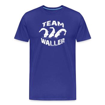 Welsangler - Sportfischer - Männer Premium Bio T-Shirt - Königsblau - Vorne - Damien (186cm)