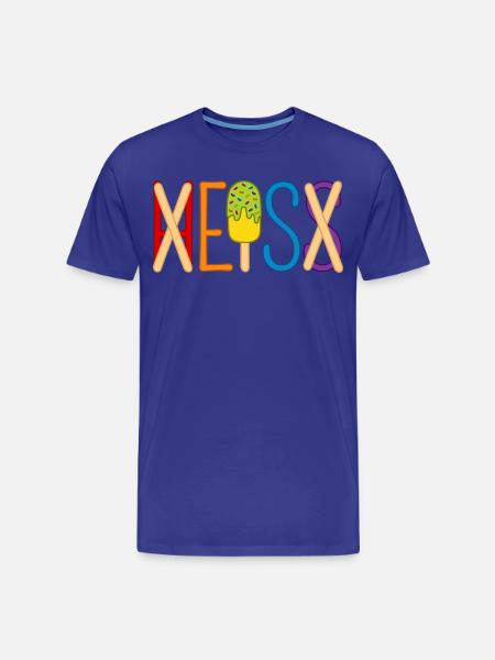 Eis - heiß - H EIS S - Männer Premium Bio T-Shirt - Königsblau