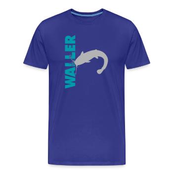 Wels fischen Kampf mit dem starken Wels - Männer Premium Bio T-Shirt - Königsblau - Vorne - Damien (186cm)