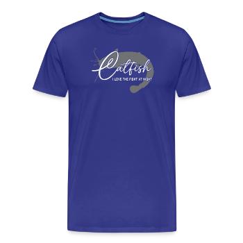 Wels Waller angeln Sportfischen Flussmonster - Männer Premium Bio T-Shirt - Königsblau - Vorne - Damien (186cm)