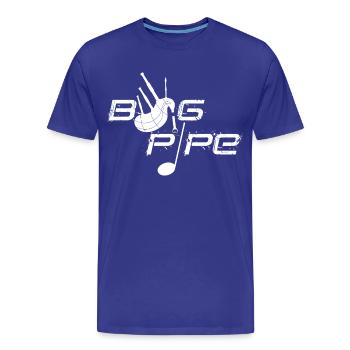 Dudelsack - Männer Premium Bio T-Shirt - Königsblau - Vorne - Damien (186cm)