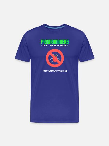 Programmierer Debugging T-Shirt Herren - Männer Premium Bio T-Shirt - Königsblau