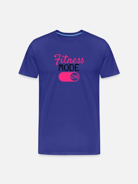 Mode fitness activé - T-shirt bio Premium Homme - bleu roi