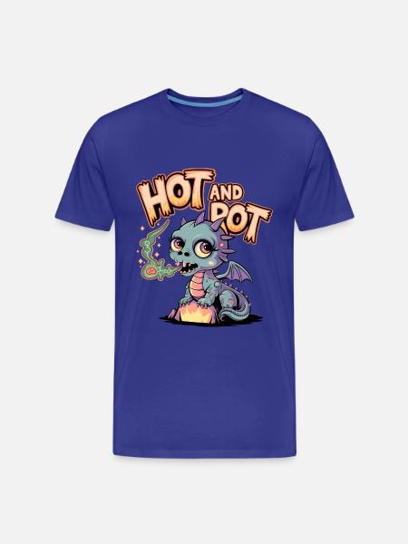 Chaud et pourri - T-shirt bio Premium Homme - bleu roi