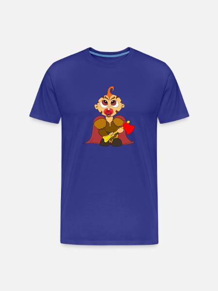 Bébé Goliath - T-shirt bio Premium Homme - bleu roi