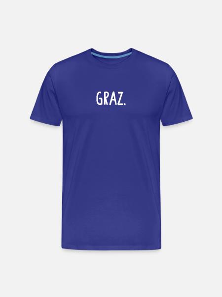 Graz Österreich Fancy - Männer Premium Bio T-Shirt - Königsblau