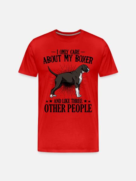 boxeur - T-shirt bio Premium Homme - rouge